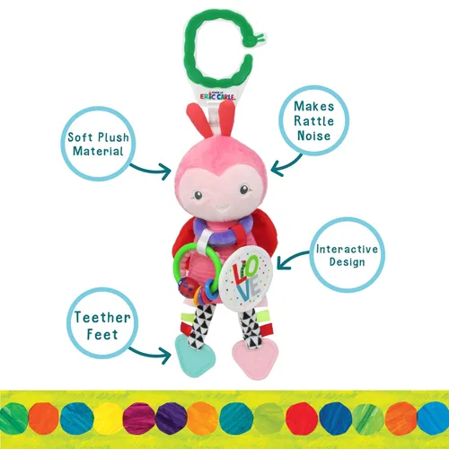 Miniatura 3 de Eric Carle The Very Hungry Caterpillar On the Go Desarrollo Peluches Ladybug, 14