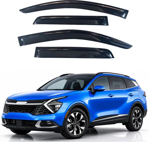 Miniatura 218 de Visor para ventana IG para Hyundai Venue 2020-2023, protector contra la lluvia, adhesivo extra duradero, deflector de viento para lado
