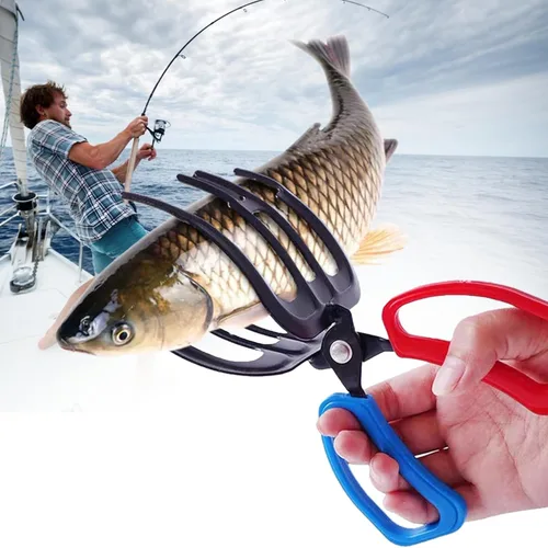 Miniatura 3 de Pinza de Pescado de 3 Garras, Pinza de Pesca Multifuncional de Tres Dientes 2025 NUEVA Antideslizante, Pinza de Pescado de Metal con Agarre