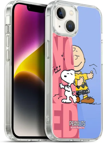 Miniatura 197 de Head Case Designs Funda de gel con licencia oficial de Peanuts Snoopy & Woodstock Halfs and Laughs [protección de grado militar] compatible