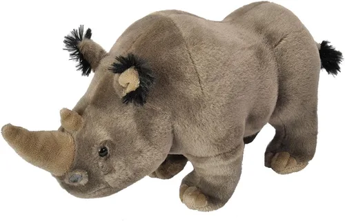 Wild Republic Peluche de rinoceronte blanco, animal de peluche, regalos para niños, Cuddlekins 12