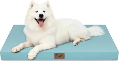 Miniatura 14 de Cama ortopédica de felpa para perros y cachorros medianos, camas impermeables para perros de 30 x 20 pulgadas con funda extraíble lavable, tapete