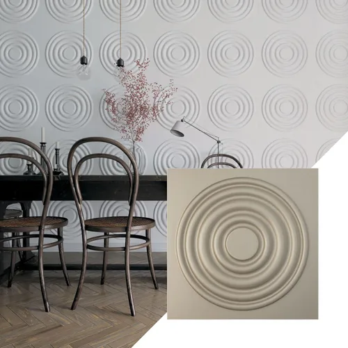 Miniatura 27 de Ekena Millwork WP20X20WDWH 19 5/8 pulgadas de ancho x 19 5/8 pulgadas de alto Wade EnduraWall Decorativo 3D Panel de pared cubre 2.67 pies cuadrados