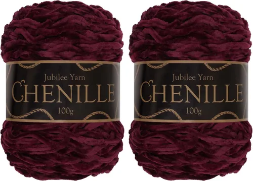 Miniatura 12 de JubileeYarn - Hilo de chenilla (3.53 oz/poliéster peinado, circonita), 1 pastel