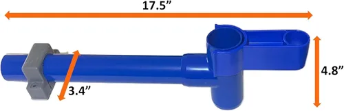 Miniatura 5 de Kit de desnatador de hojas para piscina sobre el suelo (red no incluida)