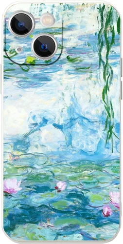 Miniatura 14 de Funda para iPhone 14 Plus, Classic Art Monet Painting Retro Landscape Phone Case para mujeres y hombres, cubierta protectora delgada de TPU flexible