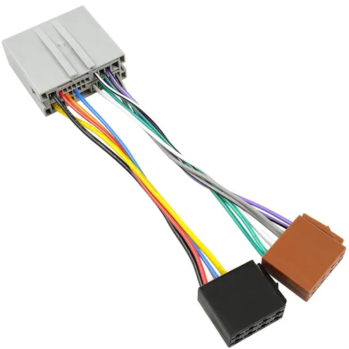 Miniatura 7 de Juego de cables de arnés de cableado de radio de 24 pines compatible con Ford Mercury Lincoln 2006-2012, adaptador de cable de conector estéreo ISO