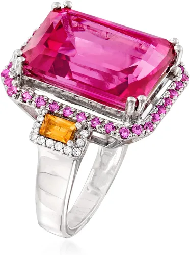Miniatura 3 de Ross-Simons 14.80 ct. t.w. Multi-Gemstone Ring in Sterling Silver