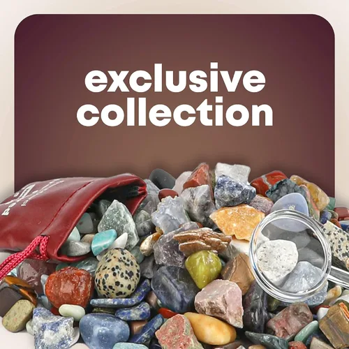 Miniatura 7 de Mega Rock, Fossil & Mineral Collection - Kit de actividades relacionadas con rocas, minerales y fósiles Incluye más de 250 ejemplares reales