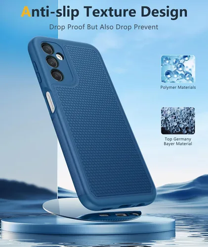 Miniatura 5 de FNTCASE Funda para teléfono Galaxy A14-5G: protección contra caídas de grado militar Samsung A14 5G, probada contra caídas de 14 pies, protector