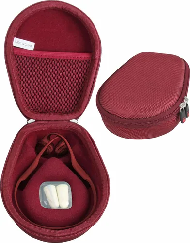 Hermitshell Funda para AfterShokz Trekz Air/AfterShokz Aeropex/Titanium Mini/Shokz OpenRun Pro/SHOKZ OpenRun Pro 2 Auriculares inalámbricos de Rojo