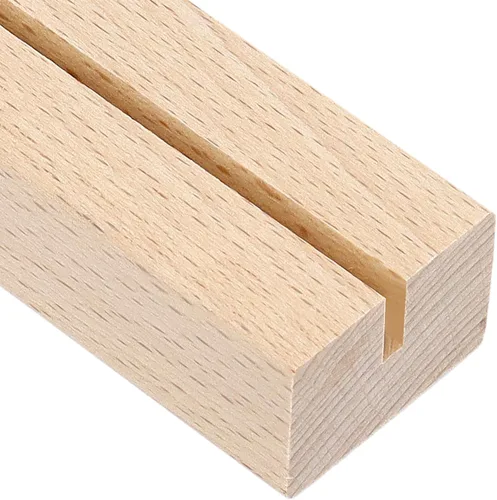 Miniatura 3 de 30 tarjeteros de madera, tarjetero de madera para menú, para bodas, fiestas, eventos, decoración, 3.94 x 1.18 x 0.79 pulgadas