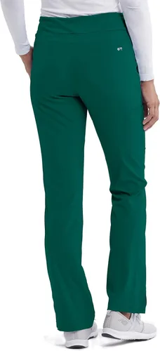 Miniatura 2 de BARCO One. Pantalón de uniforme médico, de pierna recta, tipo cargo, con 4 bolsillos, para mujer.