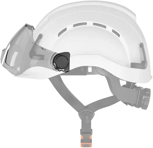 Miniatura 2 de Defender Safety Visera H2, clasificación ANSI Z87+, antivaho y antiarañazos tintado/opciones transparentes, Teñido