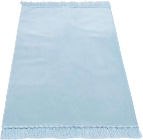 Miniatura 3 de Modefa Janamaz - Alfombra de oración islámica turca de terciopelo para hombres y mujeres, Sajada tradicional musulmana, Ramadán o regalo de Eid