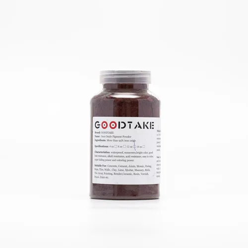 Miniatura 7 de GOODTAKE Pigmento de Concreto, Polvo de Óxido de Hierro Rojo Vino, Pigmento de Tinte de Color de Cemento de Concreto para Pastel, Azulejo, Pintura