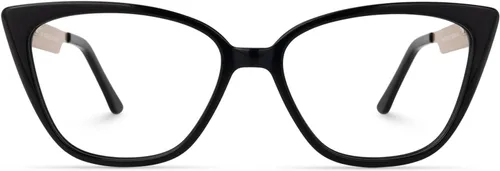 Zeelool Marco de gafas de ojo de gato de gran tamaño de acetato vintage con lente transparente sin receta para mujeres Knapp ZWA215110