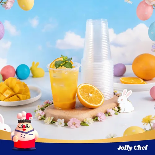 Miniatura 7 de JOLLY CHEF Paquete de 600 vasos de plástico transparente de 9 onzas, vasos desechables de 9 onzas para fiestas, picnics, barbacoas, viajes, 9oz-Clear