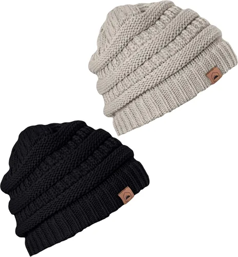 Miniatura 31 de Gorro de punto para mujer, cálido y suave, elástico, para clima frío de Tough Headwear