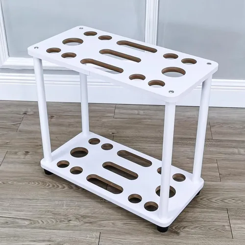 Miniatura 8 de FixtureDisplays® Organizador de herramientas de mango largo Garage Garden Tool Storage Rack 10018