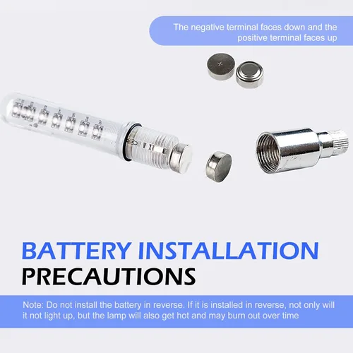 Miniatura 3 de 2 luces de vástago de válvula de neumático de bicicleta, IP55 impermeables, múltiples patrones de luz intermitente de radios de bicicleta