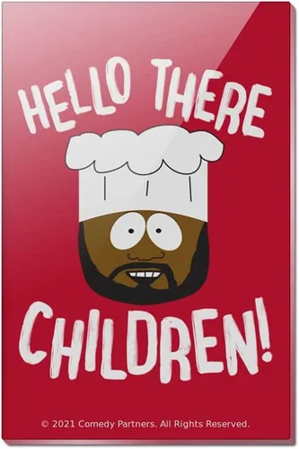 South Park Chef Hello Children Rectángulo Acrílico Refrigerador Imán