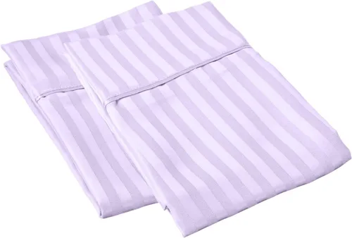 Miniatura 9 de Fundas de almohada de algodón peinado de 600 hilos (paquete de 2) tamaño Queen de 20.0 x 30.0 in, color rosa claro liso Rosa Claro (Sólido)