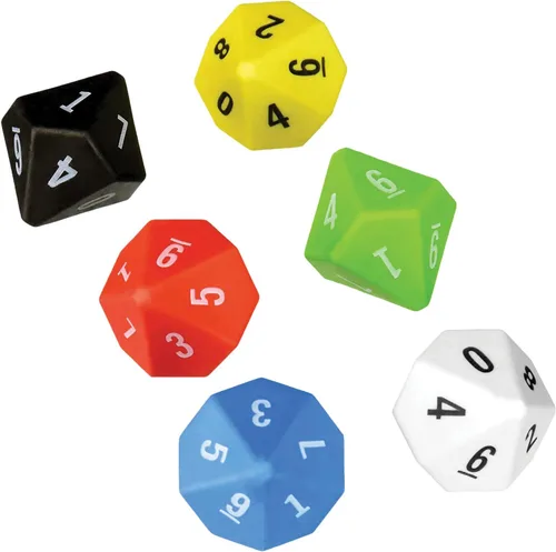 Miniatura 2 de Paquete de 6 dados de 10 lados