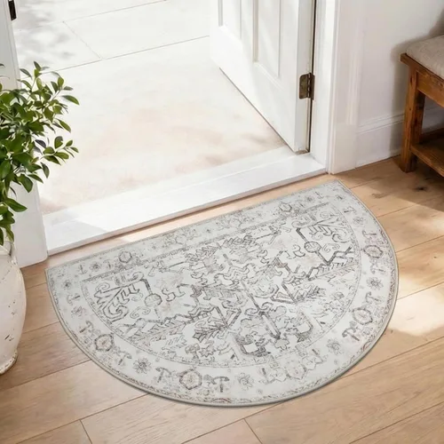 Miniatura 27 de jinchan Lima - Alfombra de pasillo lavable de 2 x 6 pies, antideslizante, de pelo corto, suave, ultrafina, alfombra envejecida para casa de campo