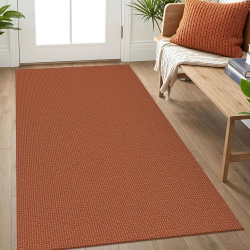 Miniatura 79 de IOHOUZE Alfombra de Área Lavable 4x6 Antideslizante con Respaldo de Goma Alfombras Tejidas para Entrada Interior Alfombras de Dormitorio Alfombra