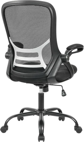 Miniatura 8 de HYLONE Silla de Oficina de Servicio Pesado de 400 libras, Silla de Escritorio Ergonómica con Asiento Engrosado de 5", con Reposabrazos Ajustables