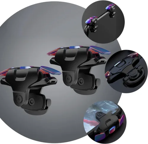 Miniatura 9 de Mikikit Phone Grip Controller 3 Pairs Gamepad Assist Mobile Game Handgrip Aim Fire Trigger for Phone Mobile Triggers Gaming s Durable Game Three 3