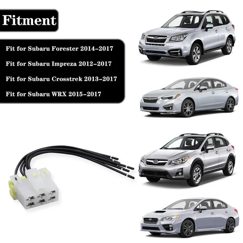 Miniatura 2 de Enchufe manual de la unidad de control de CA del calentador para Subaru Forester 2014-2017 Impreza 2012-2017 Crosstrek 2013-2017 WRX 2015-2017