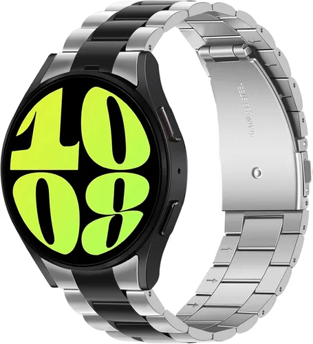 Miniatura 17 de Anlinser - Correas sin huecos compatibles con Samsung Galaxy Watch 7/6/5/4/FE Band 44mm 40mm/Watch 6 Classic Band 47mm 43mm/Watch 5 Pro 45mm/Watch 4