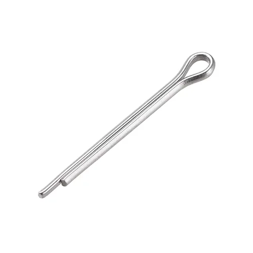 Miniatura 6 de uxcell Pasador de chaveta dividido, 0.039 in x 0.394 in, acero inoxidable 304, 2 puntas, llave de clip de sujeción en tono plateado, 30