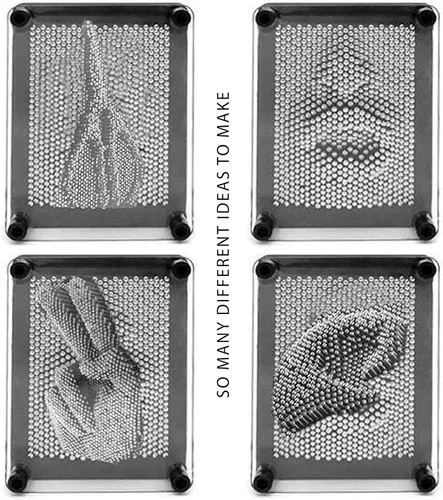 Miniatura 6 de ArtCreativity Juguete artístico de pines 3D (paquete de 2) – Tablas sensoriales grandes de 5 x 7 y pequeñas 3.5 x 5 – Juguetes para ansiedad