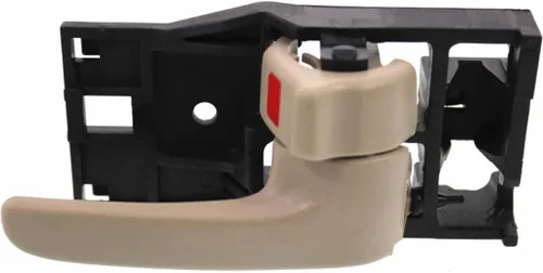 Miniatura 10 de Para Toyota Tundra 2004 2005 2006 Manija de puerta interior delantera o trasera, lado del conductor beige Con botón de bloqueo de puerta