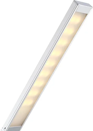 Miniatura 6 de 360 Lighting Jett - Lámpara de mesa moderna de escritorio de 16 1/2 pulgadas de alto con puerto de carga USB y luz nocturna LED de aluminio plateado