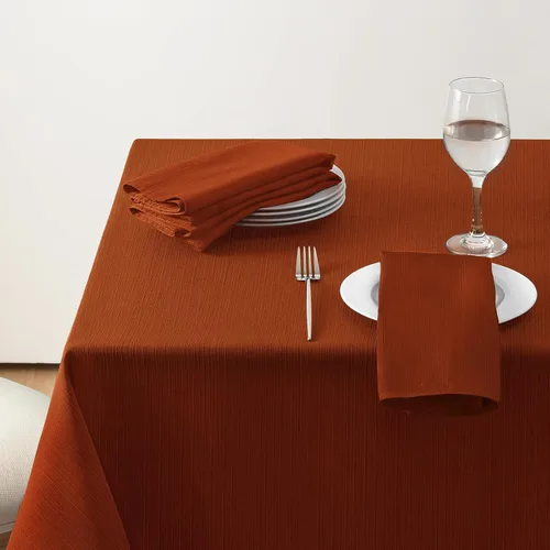 Miniatura 20 de Softalker Mantel rectangular de jacquard - Fundas de mesa de damasco geométrico, impermeables, resistentes a las manchas, lavables, de poliéster