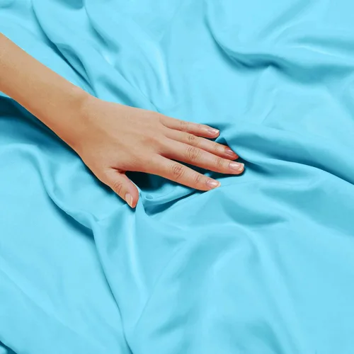Miniatura 7 de Nestl - Juego de ropa de cama Queen con edredón – Juego de edredón para cama queen; Juego de funda de edredón Queen, Juego de edredón azul playa