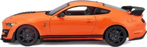 Miniatura 4 de Maisto - Modelo a escala 1/18 compatible con Mustang Shelby GT500 2020 (naranja)