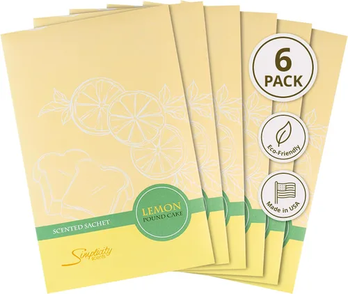 Miniatura 8 de Simplicity Scents - Paquete de 6 sobres perfumados de salvia y cítricos, para uso diario, bolsas perfumadas de larga duración, fragancia