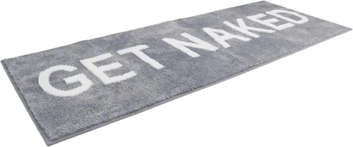Miniatura 11 de LABEND HOME Alfombra de baño Get Naked de 20 x 31.5 pulgadas, divertida alfombra de baño, respaldo antideslizante de microfibra de felpa, lavable a