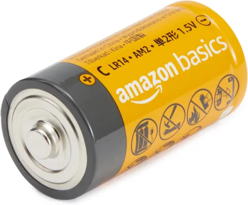 Miniatura 3 de Amazon Basics Paquete de 24 pilas alcalinas multiusos de celda C, 1.5 voltios, 5 años de vida útil