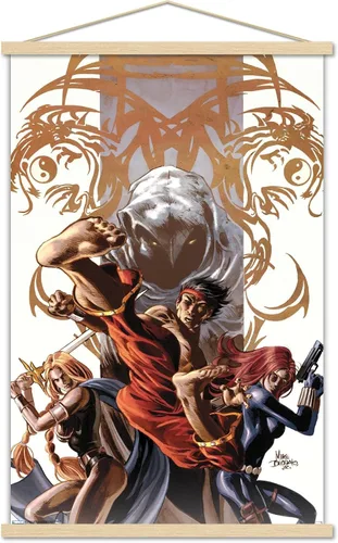 Miniatura 16 de Trends International Marvel Comics - Póster de pared Secret Avengers #7, 14.725 x 22.375 pulgadas, versión enmarcada de madera de granero