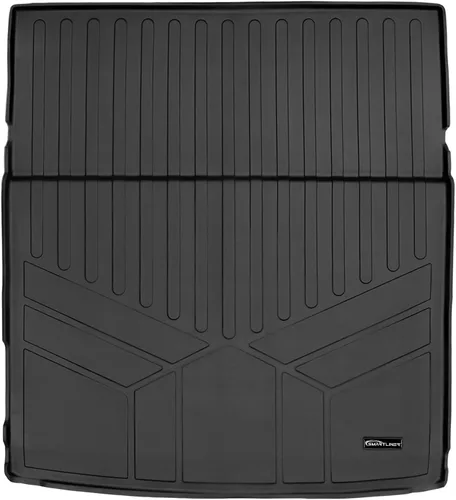 Miniatura 18 de SMARTLINER Juego de alfombrillas de 3 filas de ajuste personalizado para todo tipo de clima, compatible con Jeep Grand Wagoneer 2022-2025