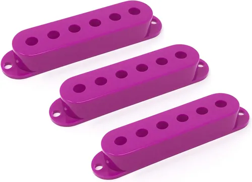 Miniatura 5 de Cubiertas para pastillas de bobina simple de plástico crema para guitarra eléctrica Fender Stratocaster Strat (juego de 3) PCST-CRM