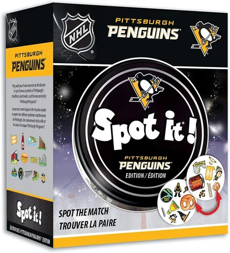 Miniatura 8 de Masterpieces NHL Unisex-Teen Spot It! Card Game