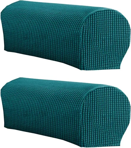 Miniatura 16 de LINGXIYA Funda de Reposabrazos de Terciopelo Suave y Elástico, Fundas para Reposabrazos de Sillas/Sofas, Fundas para Brazos de Sofá, Protector