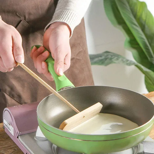 Miniatura 6 de mollensiuer Esparcidores de madera para crepé, 2 piezas, crepé para crepé, herramienta para hacer crepé